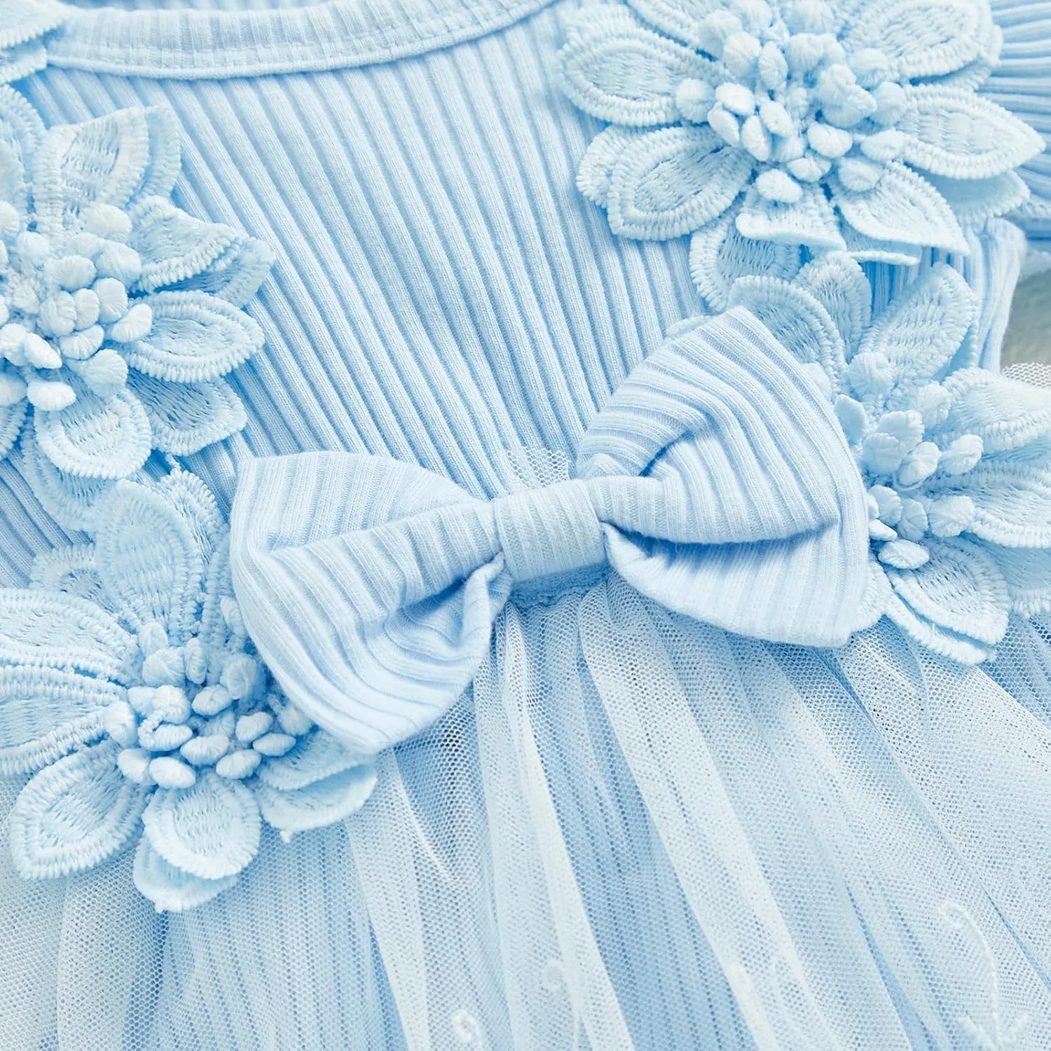 Toddler Baby Girl Summer Clothes Mesh Tutu Romper Dress Sleeveless Lace Dress with Headband