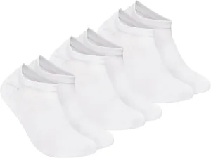 True Classic Moisture Wicking No Show Socks for Men - Athletic Socks, Pack of 3, White, L