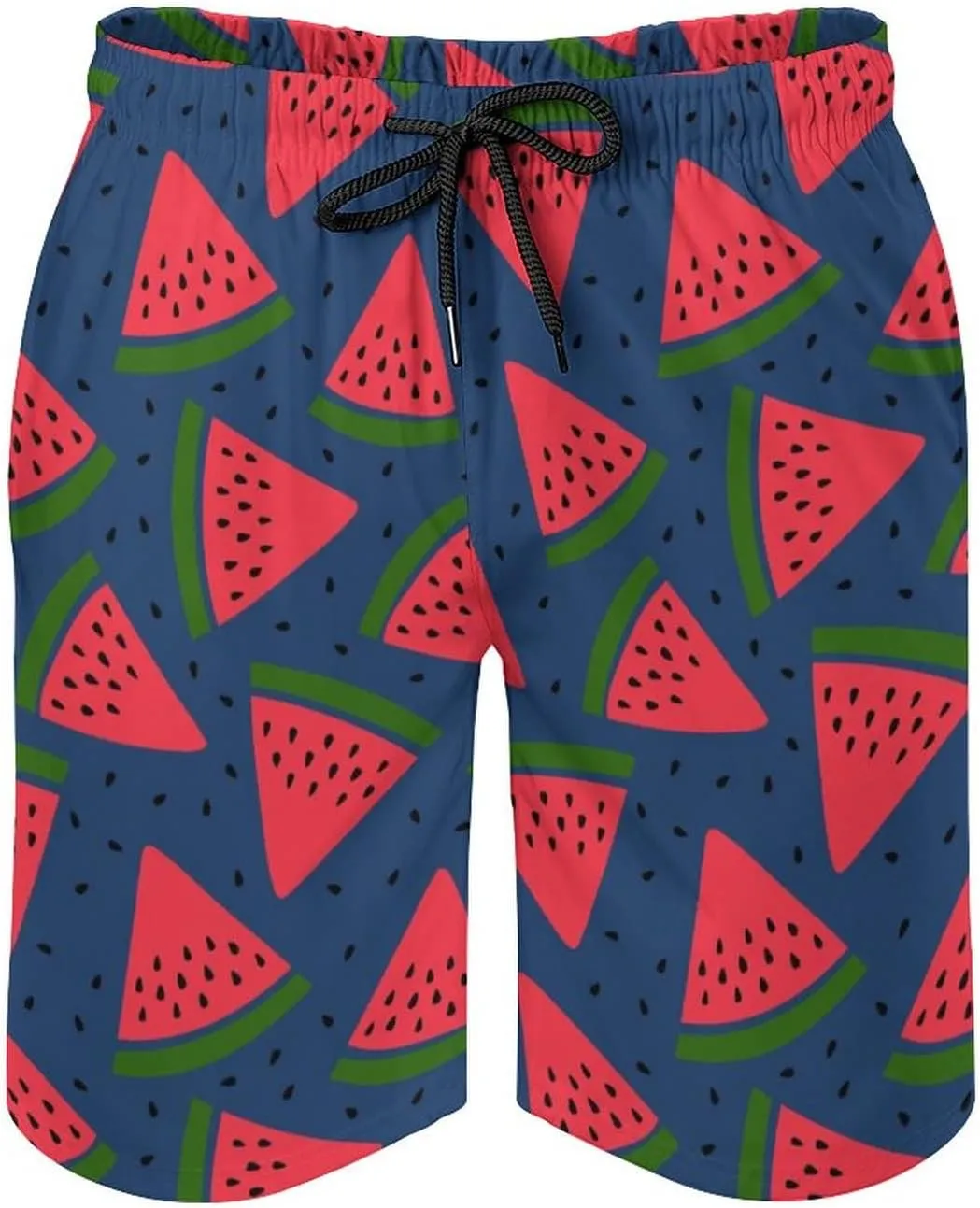 Watermelon Pattern Men's Beach Shorts Swim Trunks Quick Dry Casual Beach Pants
