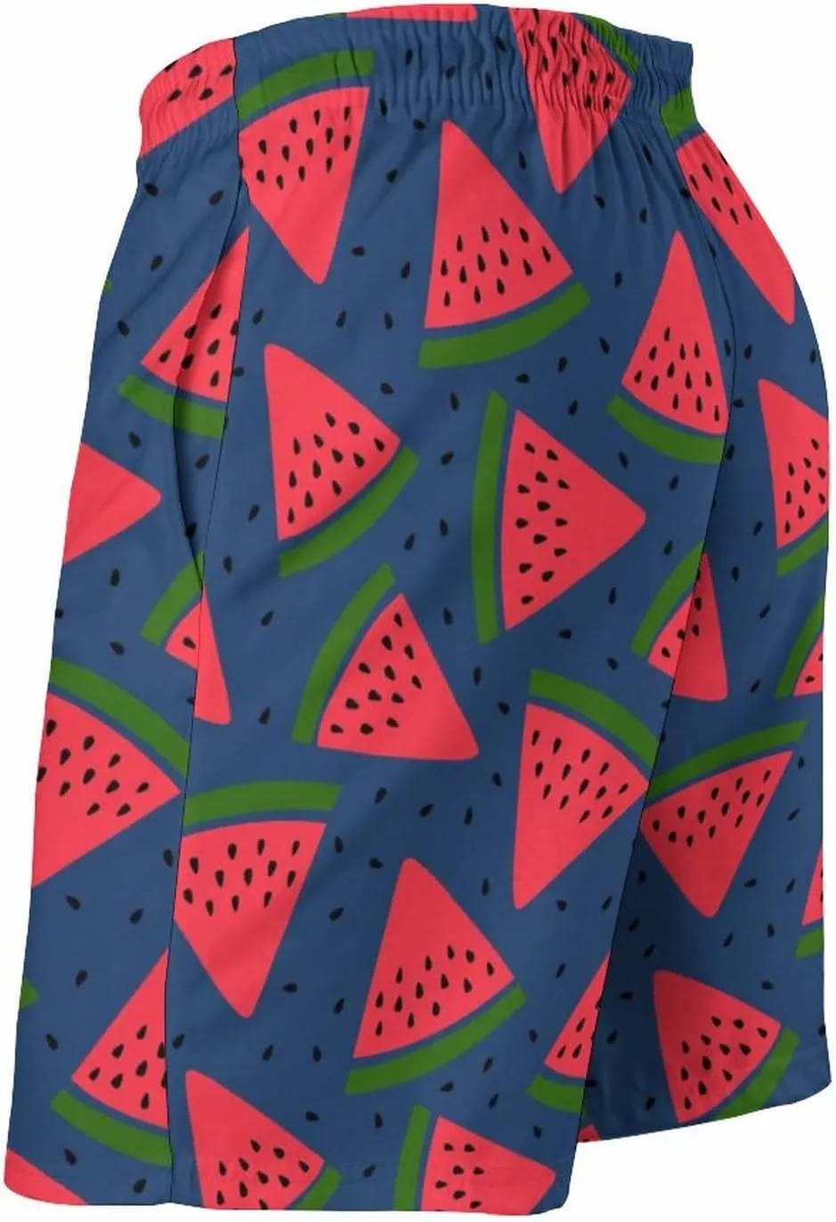 Watermelon Pattern Men's Beach Shorts Swim Trunks Quick Dry Casual Beach Pants