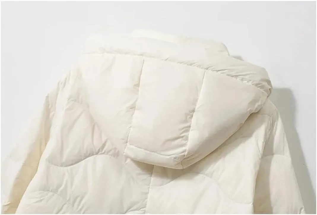 Winter Women Long Hooded Down Coat Warm Thick Down Jacket Parkas Female Loose Puffer Outwears