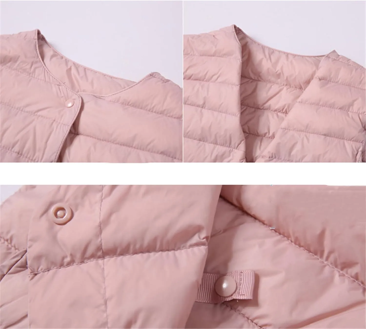 Women Duck Down Jacket Ultra Light Slim Short Coat Autumn Winter Thin Puffer Jacket