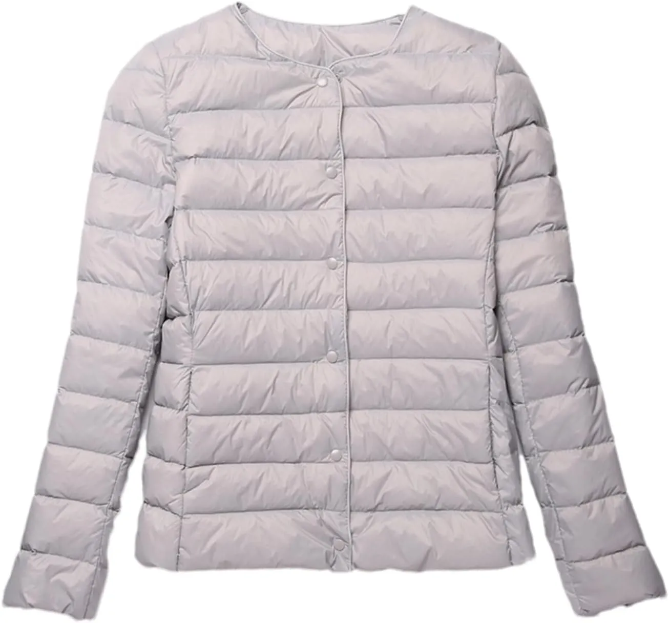 Women Duck Down Jacket Ultra Light Slim Short Coat Autumn Winter Thin Puffer Jacket