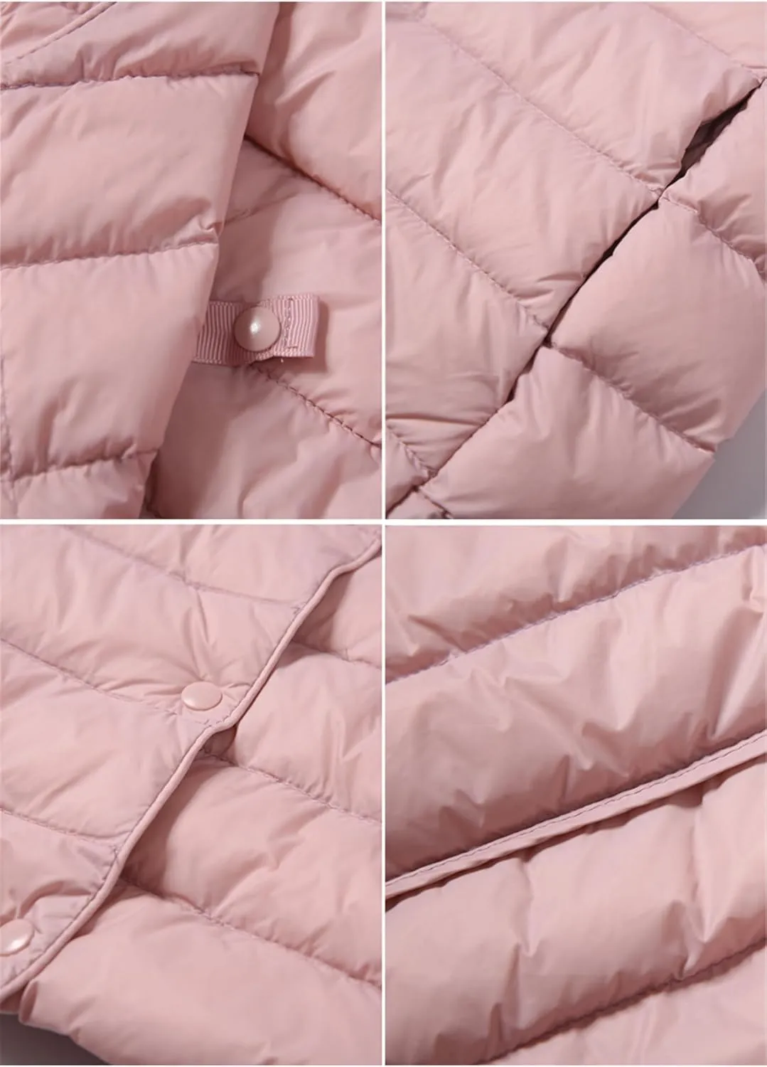 Women Duck Down Jacket Ultra Light Slim Short Coat Autumn Winter Thin Puffer Jacket