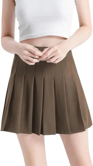 Women Summer School Uniform for Girls Skirts Fashion Mini Short Pleated Skirt
