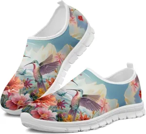 Women's Hummingbird Sneaker Comfortable Slip On Loafers Business Casual Work Shoes Leisure Driving Shoes
