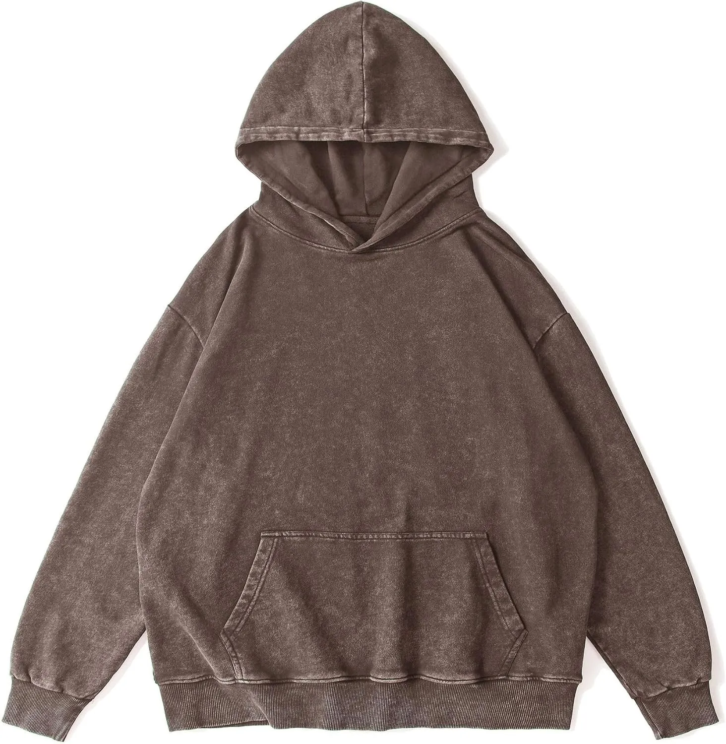Women's Oversized Hoodies Sweatshirts Vintage Acid Wash Cotton Baggy Spring Fall Outfits Pullover Tops