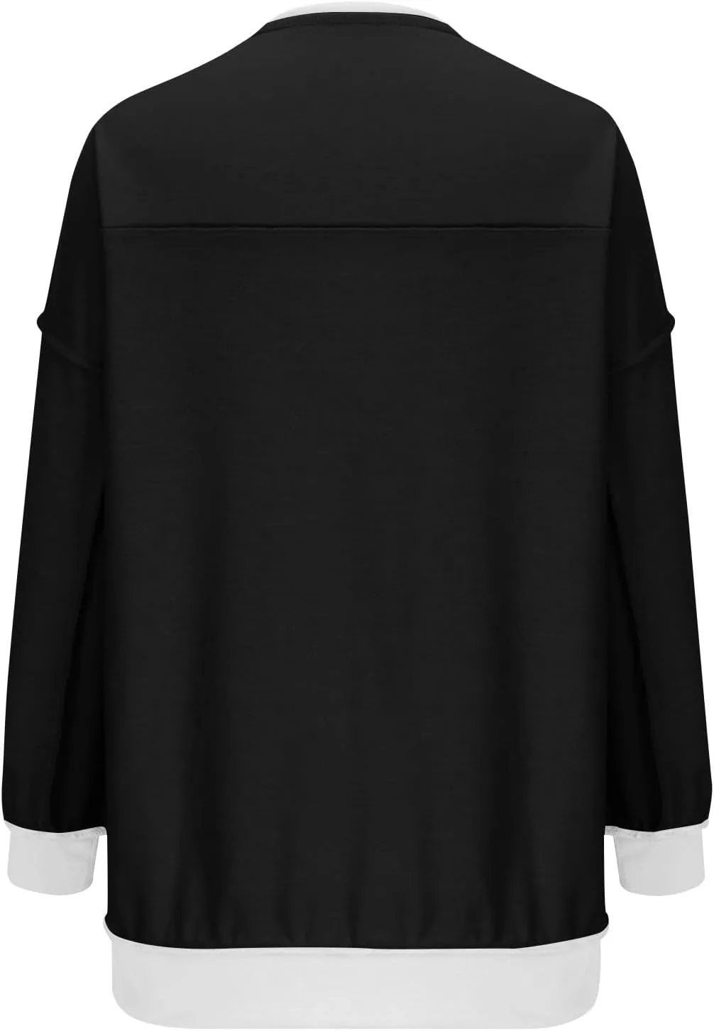 Womens Oversized Sweatshirts Long Sleeve Henley Neck Button Down Pullover Hoodies 2024 High Low Trendy Fall Clothes