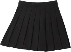 Women's Summer Pleated Skirt  Elastic High Waist Fashion Mini Skirt for Girls