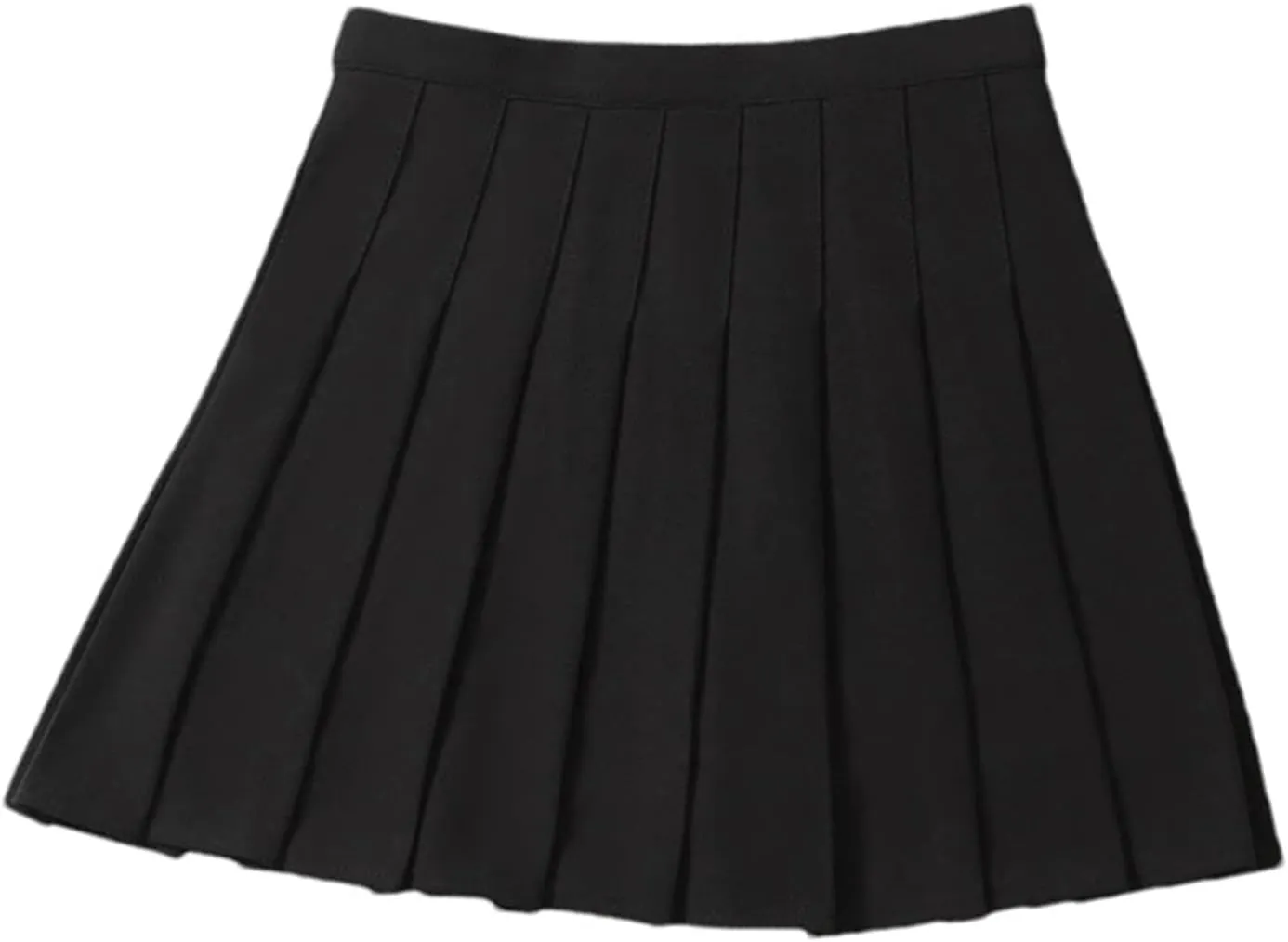 Women's Summer Pleated Skirt  Elastic High Waist Fashion Mini Skirt for Girls