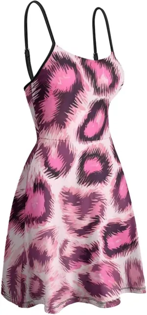 Women's U-Neck Sleeveless Midi Tank Dress for Party Holiday Beach