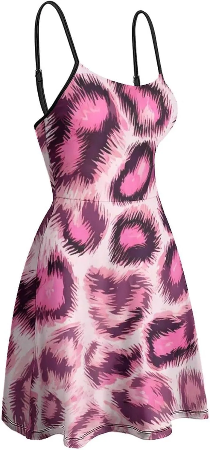 Women's U-Neck Sleeveless Midi Tank Dress for Party Holiday Beach