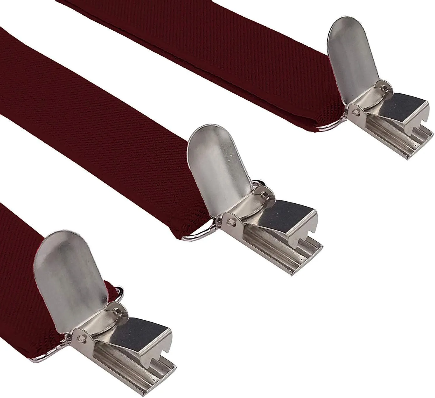 Y-Back Suspender and Bow Tie Matching Set, Adjustable, Clip Design| Great Gift |
